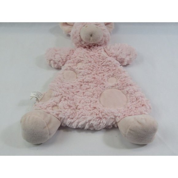 Demdaco Gracie Giraffe Rattle Blankie Plush Lovey Baby Security Blanket Cozies - Picture 3 of 9